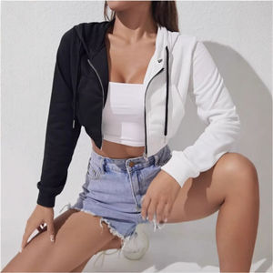 โรงงานขายส่งโดยตรง รับผลิตแบบ OEM ODM เสื้อฮู้ดดี้ผู้หญิงสำหรับฤดูหนาว ผ้าฟลีซ ไม่เป็นขุย ดีไซน์ใหม่ คุณภาพสูง - Product Image 3