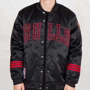 Blouson Bomber en Laine Personnalisé avec Logos Brodés, Col Montant, Veste d'Hiver pour Équipe Unisexe - Product Image 1