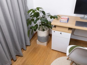 Cesta de Macramé Larga de Dos Tonos, Almacenamiento Elegante Hecho a Mano para Ropa Sucia, Juguetes y Organización del Hogar, Decoración Funcional de la India - Product Image 6