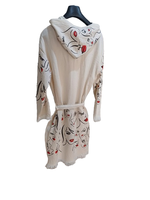 Peignoir turc à capuche 100% coton, motif original, écologique, pour la plage, le sauna, la maison, l'hôtel, doux, séchage rapide