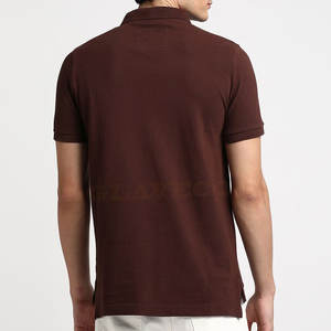 Nuevo estilo personalizado para camiseta Polo Patrón sólido Mejor material Tejido de punto Ropa informal para su propio diseño - Product Image 3