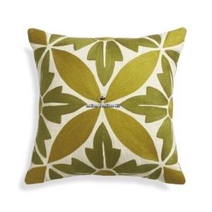 Funda de cojín cosida con cadena de lana bordada de Cachemira hecha a mano de lana de lujo para sofá, sala de estar, producto de Venta caliente de ITHL - Product Image 5