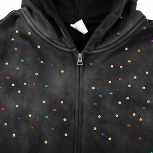 Sudadera con Capucha de Alta Calidad OEM para Hombre, Gruesa, de Invierno, 100% Algodón, Felpa, Talla Grande, Estampado Digital, Antiarrugas, Secado Rápido - Product Image 4