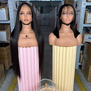 Peluca de cabello humano de encaje completo, peluca de encaje Full HD sin pegamento, peluca con malla frontal de cabello humano virgen natural para mujeres - Product Image 3