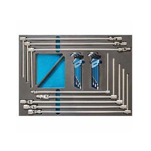 Juego de llaves en T de 17 mm con mango giratorio, hexagonales, acabado cromado, herramientas manuales termoformadas suaves para uso industrial, compatible con OEM - Product Image 1