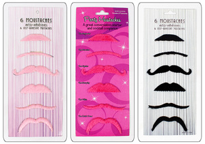 Barbe et moustache artificielles courtes en peluche pour homme – Accessoire de costume d'Halloween, de pirate, de viking, de nain, pour cosplay, fête, scène ou théâtre - Product Image 3
