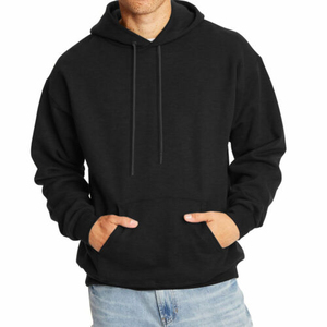 Sweat à capuche de bonne qualité logo personnalisé poids lourd sans ficelle surdimensionné 100% coton graphique 3D bouffant impression sweats à capuche pour hommes - Product Image 3