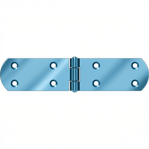 20 HOHAGE Bisagra Francesa Abierta de Acero Cromado Azul de 200 mm de Espesor, Paquete de 20 para Cercas, Enrejados y Puertas - Product Image 3