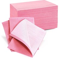 125 pièces/sac, tampons de nettoyage jetables roses pour tatouage, housses de table imperméables pour tatouage, tampons de nettoyage, serviettes dentaires pour patients, accessoires de tatouage