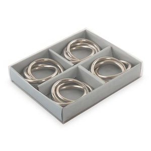 ห่วงรัดผ้าเช็ดปากโลหะสีโรสโกลด์ที่จับของตกแต่งโต๊ะแบบบิดสำหรับงานแต่งงานงานเลี้ยงอาหารค่ำสุดหรูอุปกรณ์รับประทานอาหารที่ทันสมัย - Product Image 6