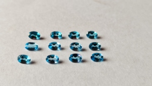 Chất lượng cao 3x5mm -15x20mm hình bầu dục mặt bầu trời màu xanh Topaz giá bán buôn đá quý tự nhiên lỏng cắt Un đá nóng nhà máy - Product Image 3
