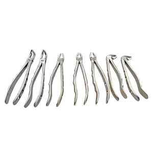 10 pièces dentaire orthodontique et chirurgical en acier inoxydable pince d'extraction de dents ensemble dentaire Instruments chirurgicaux - Product Image 6