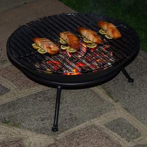 Modern Outdoor Metal <b>Fire</b> Pit with Natural <b>Gas</b> for Garden Patio Social Evening Use at Wholesale Rate - Product Image 3