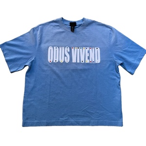 เสื้อยืดผู้ชายแฟชั่นฤดูร้อนสไตล์วินเทจ ล้างสีแบบแอซิดวอช ผ้าฝ้าย 100% ทรงโอเวอร์ไซส์ ทรงบ็อกซี่ ลายกราฟิกประดับเพชร พิมพ์ลายดิจิทัล - Product Image 1