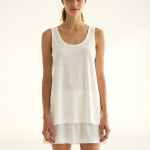 Gym <b>Jogging</b> Wear Tank Top 100% Cotton Polyester Singlet Top Women Racer-Back Fitness Wear Tank Top Ladies - Product Image 4