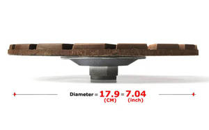 <span class=keywords><strong>Meule</strong></span> diamantée <span class=keywords><strong>à</strong></span> coupelle céramique économique de 7 po / 180 mm pour le meulage des bords de béton, la préparation des surfaces et la réduction des rayures - Product Image 5