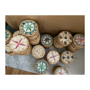 Vente en gros de plateau en rotin naturel tissé fait main et écologique du Vietnam - Product Image 1