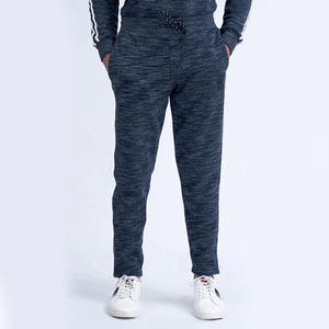 ระบายอากาศผ้าฝ้าย 100% ผู้ชายสีเทาหนาขนแกะเหงื่อชุดสูทผู้ชายผ้าฝ้าย 100% แถบด้านข้างชุดวอร์มชุดสําหรับขาย - Product Image 4