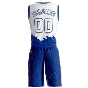 ชุดกีฬาบาสเก็ตบอลและกางเกงขาสั้นชุดเครื่องแบบผู้ใหญ่เสื้อบาสเก็ตบอลผ้าโพลีเอสเตอร์100% - Product Image 6