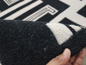 Fast Shipping <b>Hand</b> <b>Tufted</b> Wool <b>Rugs</b> Soft Customized Design Carpet Wool and Silk High End <b>Hand</b> <b>Tufted</b> <b>Rugs</b> Living Room Bedroom - Product Image 5