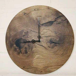 นาฬิกาแขวนผนังไม้สำหรับตกแต่งบ้านหรูหราปรับแต่งได้ตัวเรือนไม้ไผ่ทันสมัยพร้อมกุหลาบธรรมชาติสำหรับงานแต่งงาน - Product Image 6