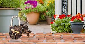 Lion Engraved Brass <b>Padlock</b> Golden Antique-Inspired Smart Lock with Working Keys Functional Security Device - Product Image 6