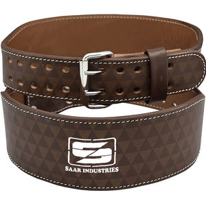 Cinturón de Ejercicio de Gimnasio Resistente de la Mejor Calidad, Hecho a Medida de Cuero Vacuno, Nuevo Estilo con Características de Seguridad en la Espalda, Cinturón de Cuero para Levantamiento de Pesas - Product Image 2