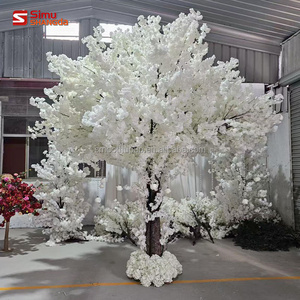 Centre de table de mariage Arbre de cerisier artificiel Arbre de cerisier <span class=keywords><strong>pleureur</strong></span> Arbre de cerisier blanc pour la décoration de table de fête de mariage - Product Image 4