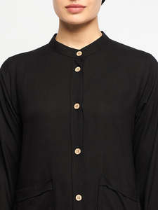 ชุดเดรสคาร์ดิแกนมุสลิมแขนยาวพิมพ์ลายสำหรับผู้หญิงเสื้อผ้ามุสลิมสไตล์ตะวันออกกลาง - Product Image 4