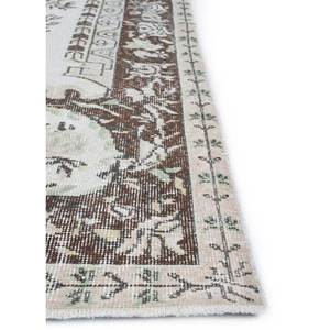 พรมขนสัตว์ถักมือสีน้ำตาลเบจวินเทจ รุ่น Pae-2195 สำหรับห้องนั่งเล่น ห้องโถง ห้องนอน ลายเหรียญแบบนามธรรม คุณภาพสูง - Product Image 4