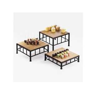 Polished Gold Metal Cake Stand Pedestal for Wedding Dessert Display <b>Party</b> <b>Table</b> Center Celebration Styling and Event Setup - Product Image 3