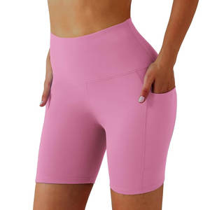 กางเกงขาสั้นฟิตเนสสำหรับผู้หญิงกางเกงขาสั้นออกกำลังกายฟิตเนสออกแบบใหม่ใส่สบาย - Product Image 1