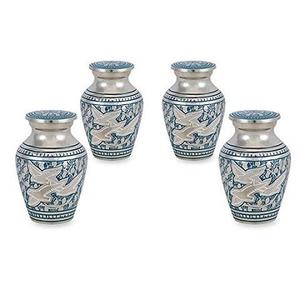Cremation Urn Classical Set Adult <b>Pet</b> Brass and Funeral <b>Box</b> Keepsake Urns Casket Funerary Urn Ossuary Cinerary Human <b>Memorial</b> - Product Image 1