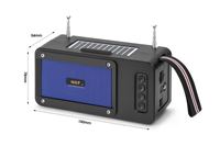 Haut-parleur Bluetooth sans fil à prix réduit, vente chaude, radio FM, énergie solaire, stéréo, caisson de basses, haut-parleurs Bluetooth, double antenne