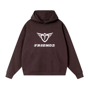 Sweat à capuche personnalisé 100% coton femmes hommes pull chaud en gros unisexe surdimensionné polaire sweats à capuche vierges - Product Image 2