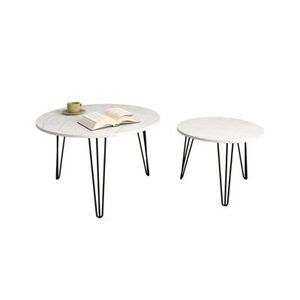 Tables d'appoint inspirées avec des tons clairs en fer et des conceptions simples qui se marient parfaitement avec un mobilier moderne - Product Image 3
