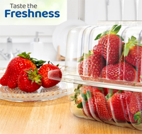 Conteneur en plastique PET transparent à couvercle articulé, jetable et recyclable, taille et couleur personnalisées, OEM/ODM, boîte à salade, dessert, à emporter