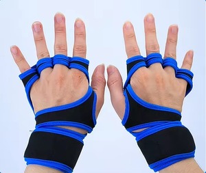 ถุงมือกีฬาครึ่งนิ้วถุงมือฟิตเนสยกน้ำหนักระบายอากาศสำหรับผู้ชายและผู้หญิงออกกำลังกายยิมการฝึกออกกำลังกาย - Product Image 6