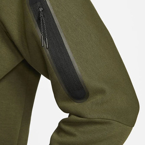 Prix de gros Nouvelle mode Pulls à capuche zippés pour hommes, imprimés, avec logo personnalisé, respirants, 100% coton, coupe oversize, pour l'hiver - Product Image 2