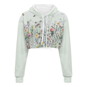 Sudadera con Capucha Corta para Mujer, Ligera, de Invierno, con Sublimación, de Primera Calidad, Informal, Transpirable y Ecológica - Product Image 2