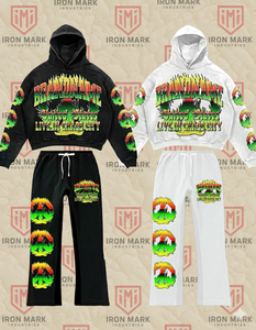 Ensemble de survêtement en molleton lourd pour hommes en gros, 100% coton, antibactérien, respirant, impression de logo, taille XL - Product Image 5