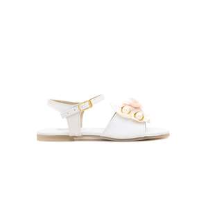 Sandalias Tacón Niñas Blanco Estilo Formal KD7509 - Product Image 2