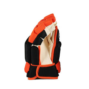 Gants de hockey sur glace sur mesure, tissu durable 300GSM avec paume en cuir PU et conception de protection complète de la main avec OEM ODM - Product Image 2