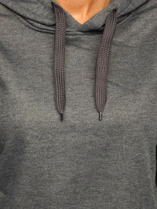 Sudaderas con capucha personalizadas de invierno 2025 para mujer Fitness de secado rápido Material de algodón transpirable sudaderas con capucha de manga larga al por mayor personalizadas - Product Image 5