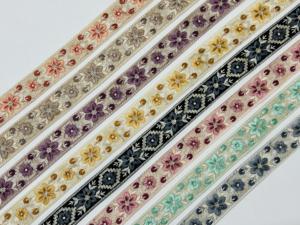 High Quality Soft Floral Embroidery Lace Trim Mesh Border Tulle Fabric Ribbon Wholesale for Luxury Fancy Sequins Bags Clothing - Product Image 3