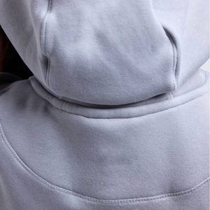 Sudadera corta con capucha transpirable para mujer con impresión de logotipo personalizado bordado ropa informal OEM proveedor directo de fábrica del fabricante - Product Image 4