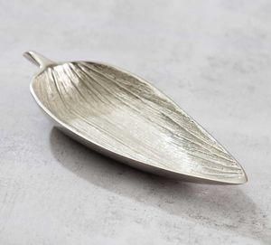Christmas Decor Aluminium Wholesale New Style Simple Luxury Metal Silver Decorative <b>Serving</b> <b>Trays</b> for Home with <b>Gold</b> Handles - Product Image 6