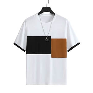 Camisetas de Punto Personalizadas para Hombre, Elegantes y Veraniegas, con Estampado Animal, Diseño de Bolsillo, Logotipo Personalizado, Manga Corta, Transpirables, Ropa Deportiva - Product Image 4
