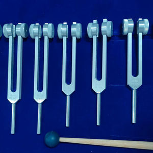 Ensemble de diapasons de guérison 128 Hz 256 Hz 512 Hz lestés pour le soin du son et des chakras - Product Image 1