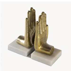 Modern 3D Hand Sculpture <b>Book</b> Holder Bookend for Students Reading <b>Books</b> Stand for College <b>Book</b> End - Product Image 1
